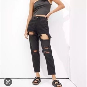 american eagle mom jeans